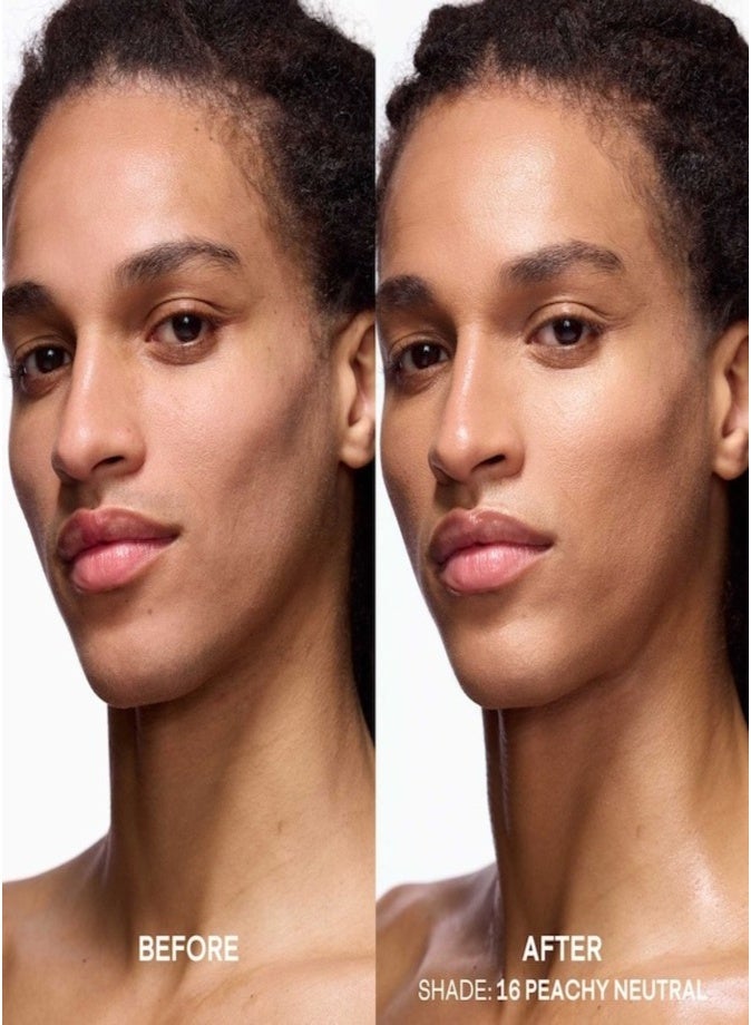 باتريك تا كريم أساس باتريك تا ميجور سكين هيدرا-لوكس لومينوس 30 مل - 16 لون خوخي محايد، إشراقة طبيعية، مكياج مثالي للبشرة - Image 2